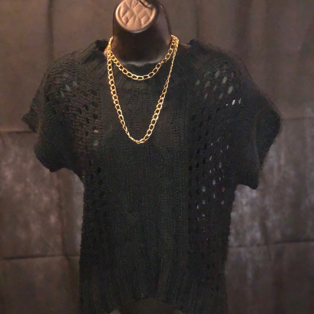 Black Knitted Sweater
